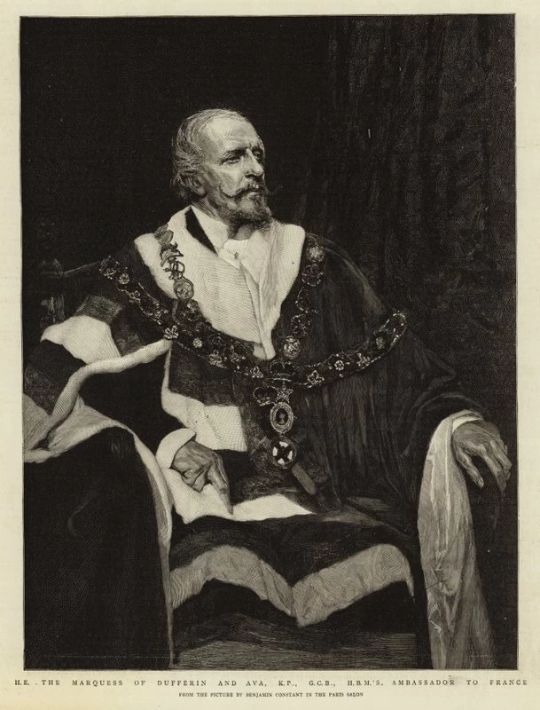 Jean - Joseph Benjamin, Constant, 166, S.E. il Marchese di Dufferin e Ava, KP, GCB, Ambasciatore di S.M.B. in Francia